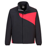 Portwest Pw2 Softshell 2L PW271 - Black Red - Customisable Hi-Vis Jackets