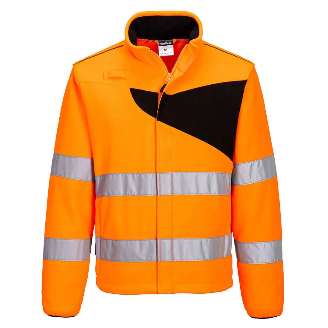 Portwest Pw2 Hi Vis Fleece PW274 - Orange Black - Customisable Fleece