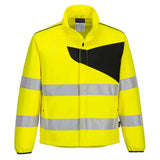 Portwest Pw2 Hi Vis Softshell 2L PW275 - Yellow Black - Customisable Hi-Vis Jackets