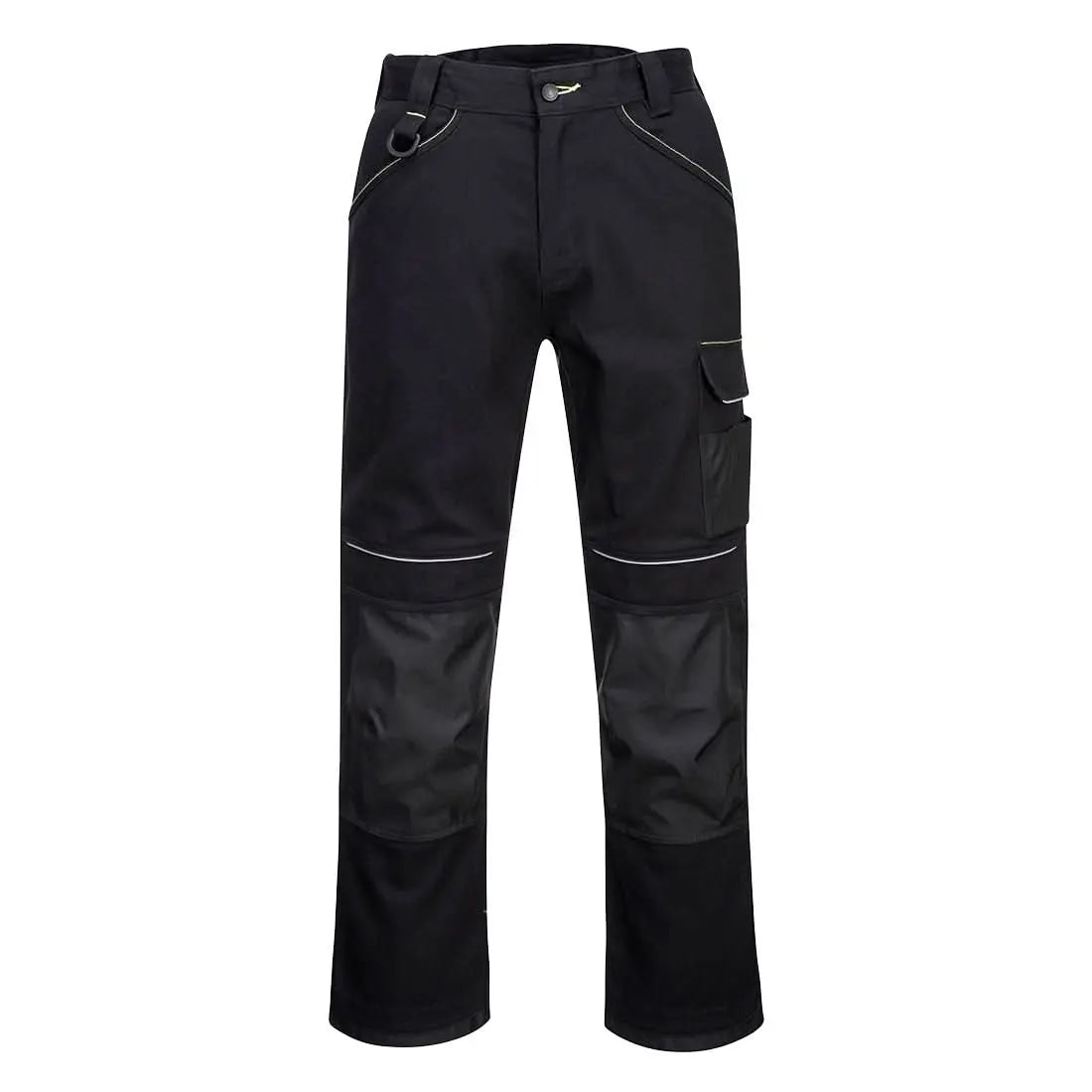 Portwest Pw3 Cotton Work Trouser PW301 - Black 46 - Customisable Trousers