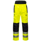Portwest Pw3 Hi Vis Extreme Rain Trousers PW342 - Yellow Black - Customisable Hi-Vis Trousers