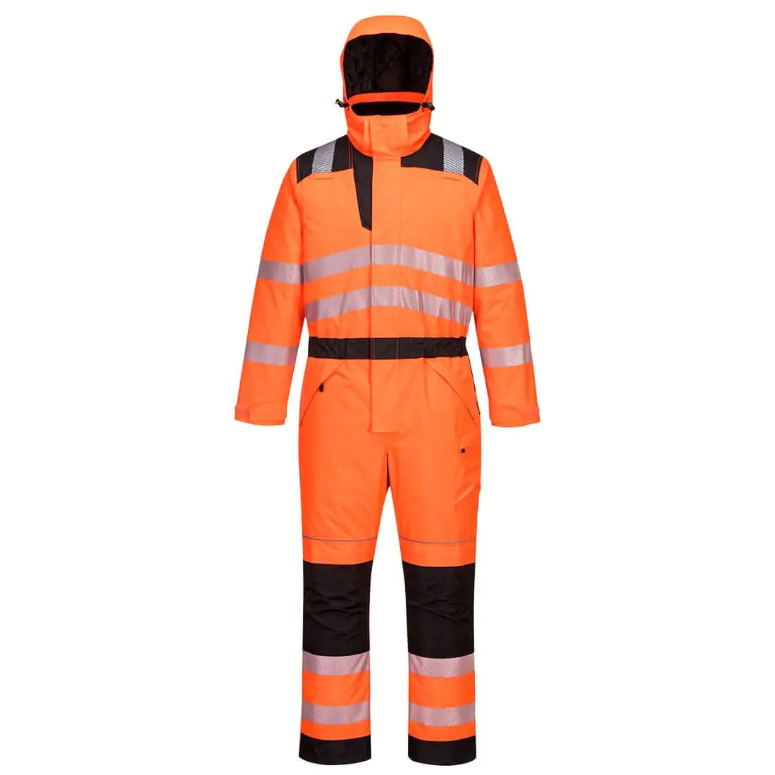 Portwest Pw3 Hi Vis Winter Coverall PW352 - Orange Black - Customisable Coverall