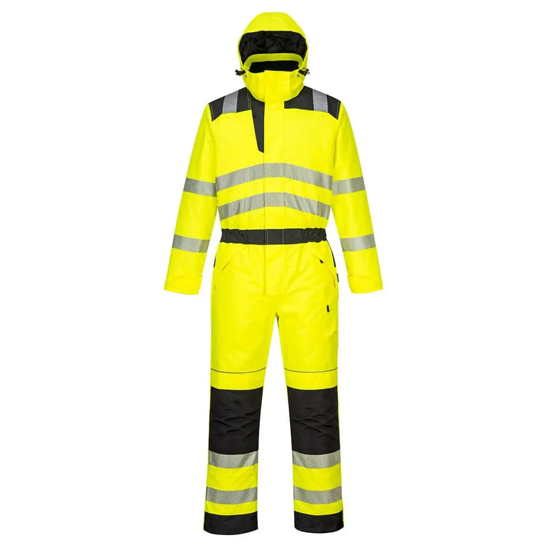 Portwest Pw3 Hi Vis Winter Coverall PW352 - Yellow Black - Customisable Coverall