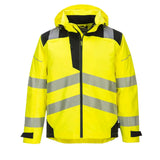 Portwest Pw3 Hi Vis Extreme Rain Jacket PW360 - Yellow Black - Customisable Jacket