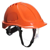 Portwest Endurance Plus Visor Helmet PW54 - Orange - Customisable Helmets