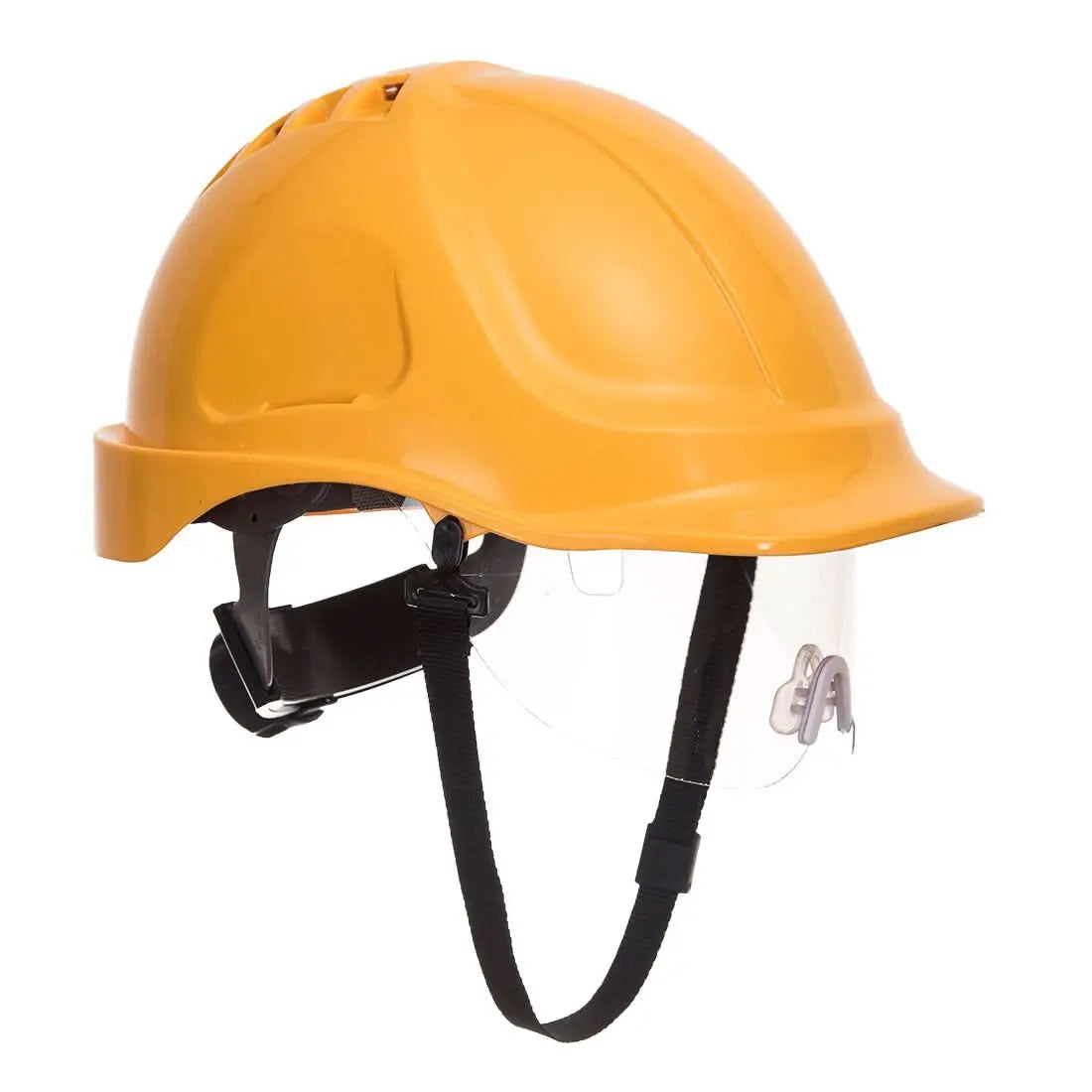 Portwest Endurance Visor Helmet PW55 - Yellow - Customisable Helmets