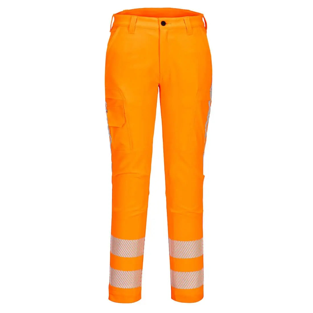 Portwest Rws Hi Vis Stretch Work Trousers R440 - Orange - Customisable Hi-Vis Trousers