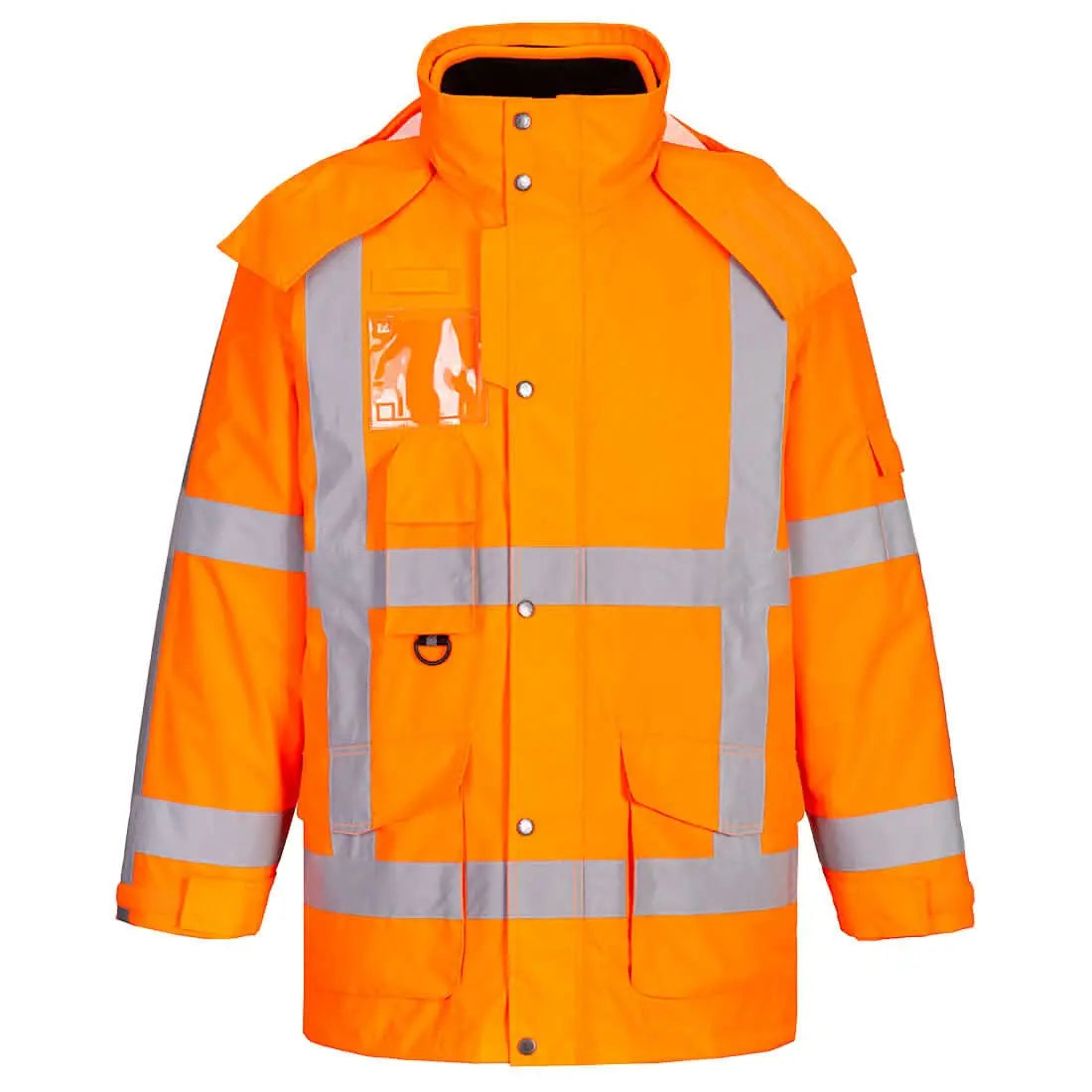 Portwest Rws Hi Vis 3 In 1 Traffic Jacket R461 - Orange - Customisable Jacket