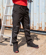 Slim softshell work trouser