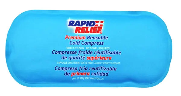 Rapid Relief Rapid Relief Premium Reusable Cold Compress X Ra11251 - Blue 11" - Customisable Therapy