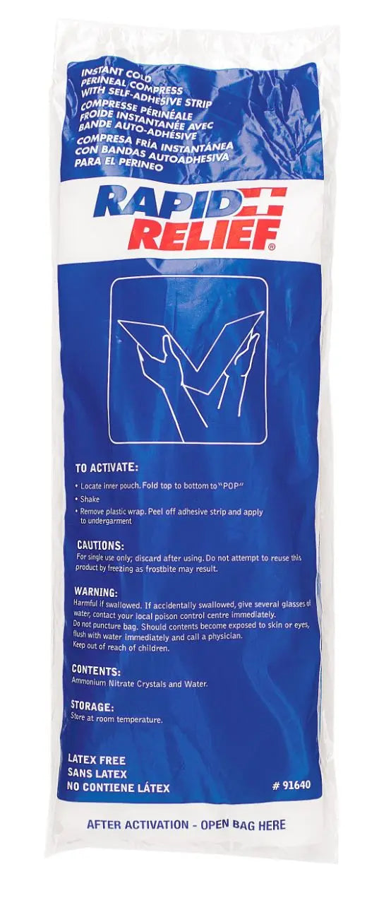 Rapid Relief Rapid Relief Instant Cold Perineal Compress X Ra95640 - White 15" - Customisable Therapy