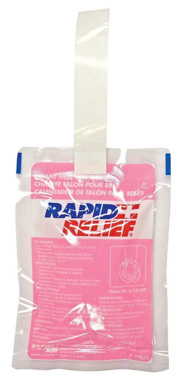 Rapid Relief Rapid Relief Infant Heel Warmer X Ra94235 - White 5.5" - Customisable Therapy