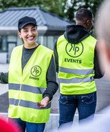 Pro hi-vis two-band easy print vest