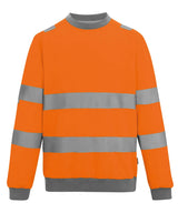 Hi-vis Pro contrast crew neck sweatshirt