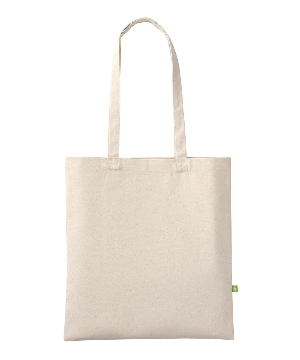 Premium organic canvas shopper long handle