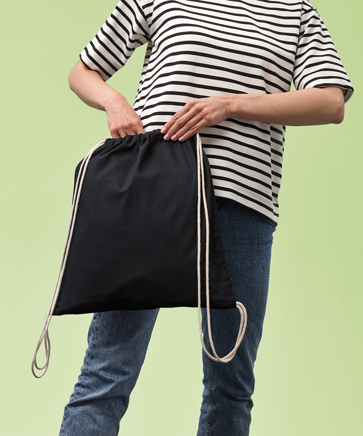 Gymsac with cords