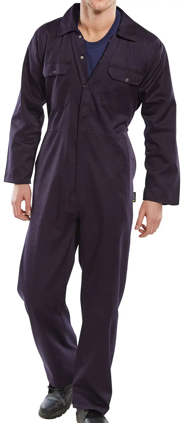 Beeswift Regular Boilersuit Rpcbs - Navy Blue - Customisable Boilersuits