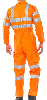 Beeswift Hi Vis Railspec Coverall Rsc - - Customisable Coveralls