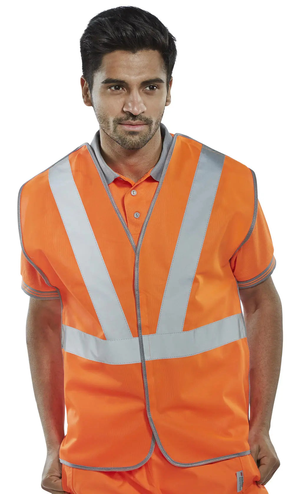 Beeswift Hi Vis Rail Spec Vest (Polyester) Rsv02 P - - Customisable Hi-Vis Vest