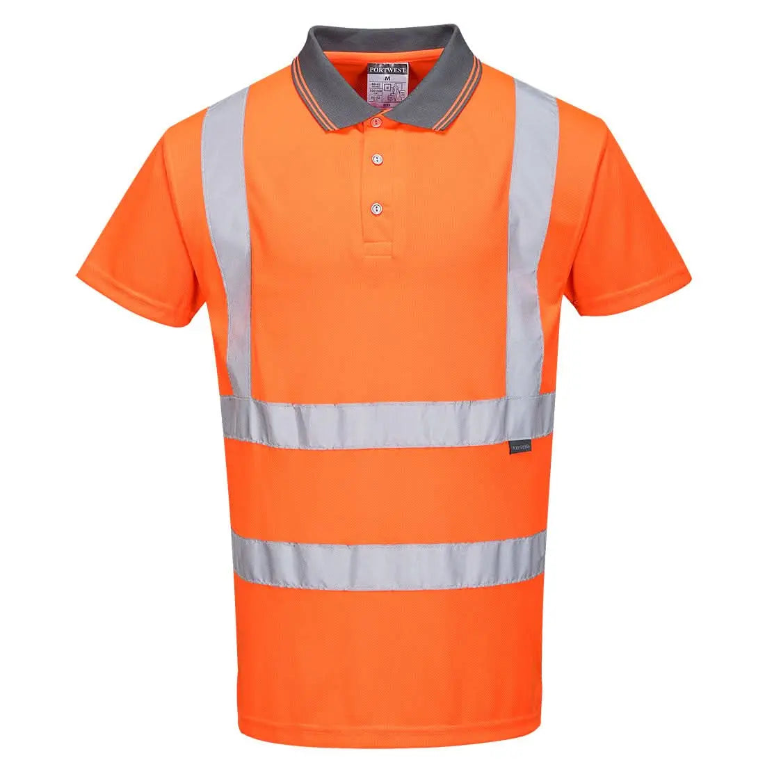 Portwest Hi-vis Polo Shirt Ss RT22 - Orange - Customisable Hi-Vis Polos