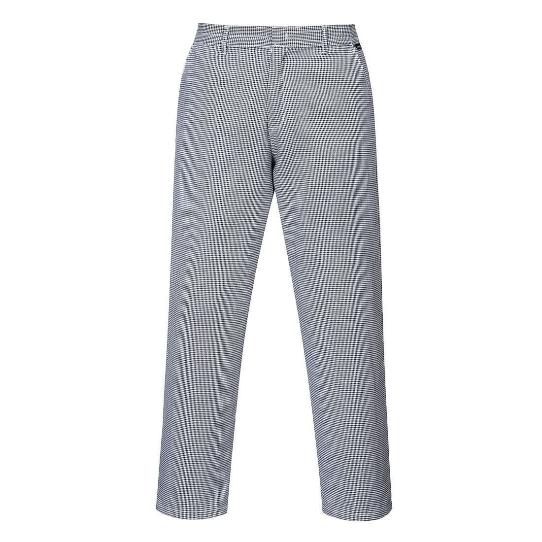 Portwest Harrow Chefs Trousers S068 - Houndstooth - Customisable Trousers