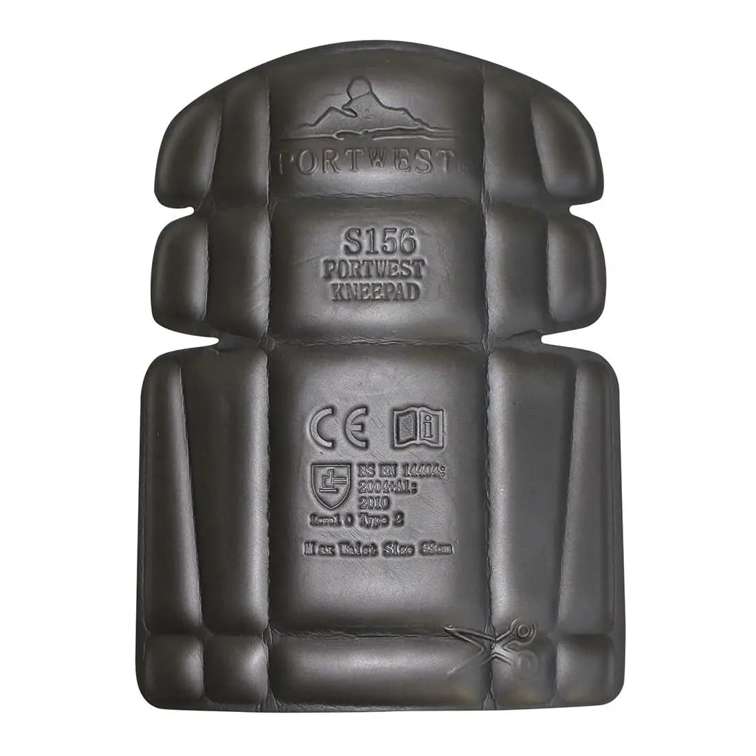 Portwest Knee Pad S156 - Black - Customisable PPE