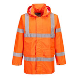 Portwest Hi Vis Rain Lite Traffic Jacket S160 - Orange - Customisable Jacket