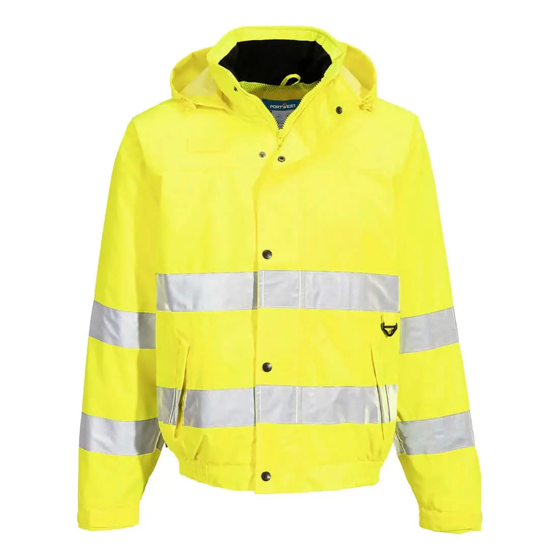 Portwest Hi Vis Rain Lite Bomber Jacket S161 - Yellow - Customisable Jacket