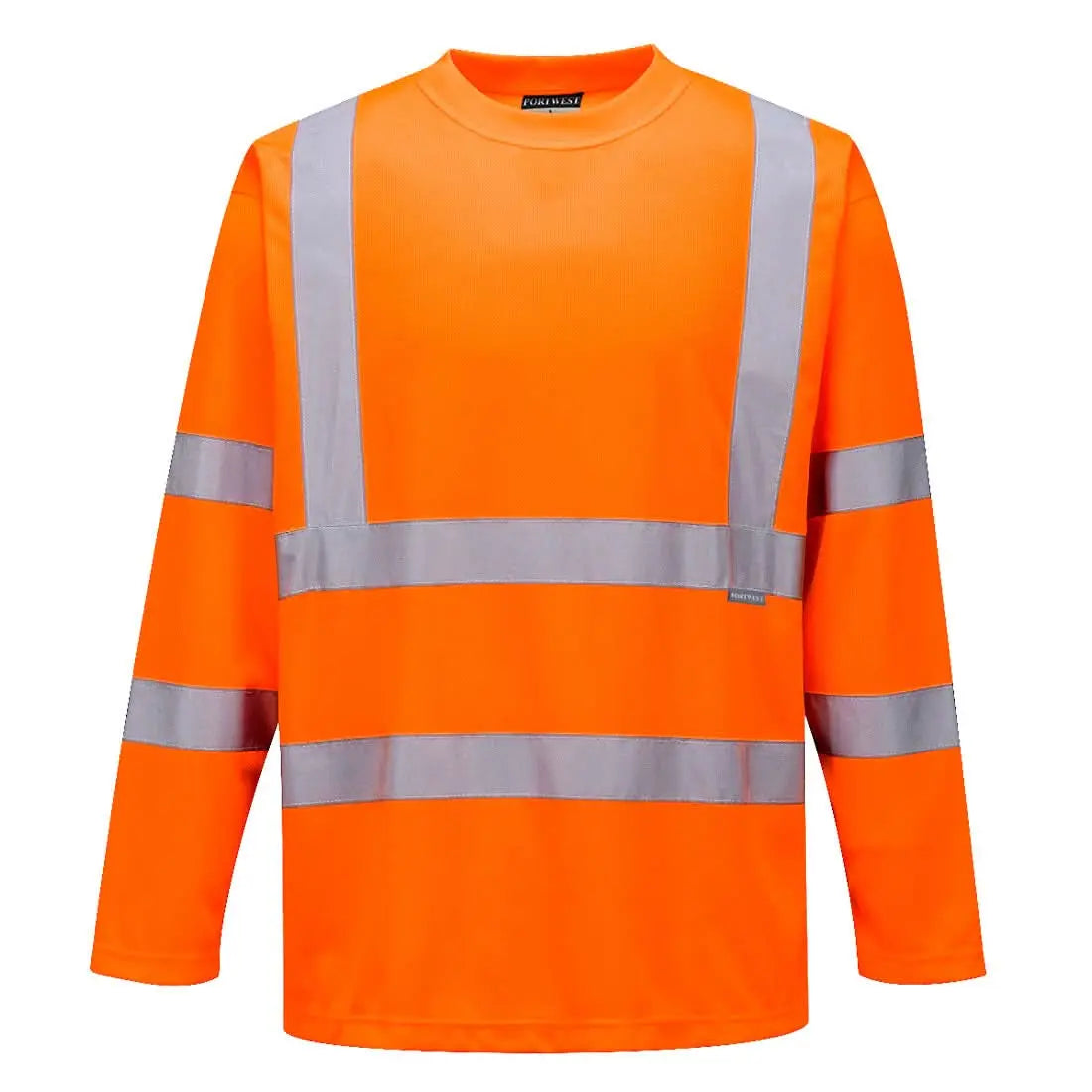 Portwest Hi-vis T-shirt Ls S178 - Orange - Customisable Hi-Vis T-Shirts