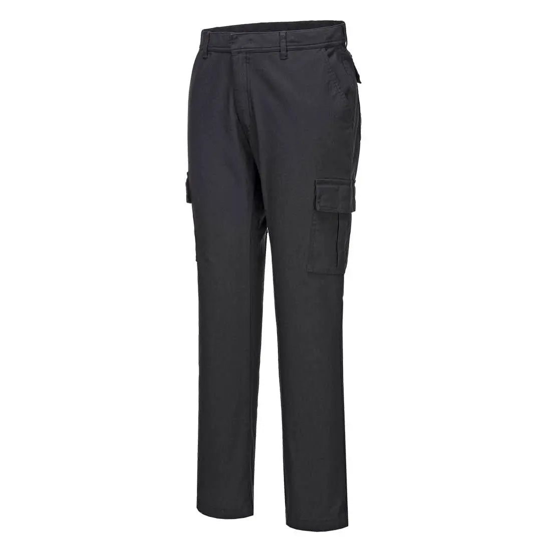 Portwest Wx2 Eco Stretch Slim Fit Combat Trousers S231 - Black Short - Customisable Trousers