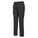 Portwest Wx2 Eco Stretch Slim Fit Combat Trousers S231 - Black Short - Customisable Trousers