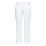 Portwest Wx2 Eco Stretch Slim Fit Combat Trousers S231 - White - Customisable Trousers