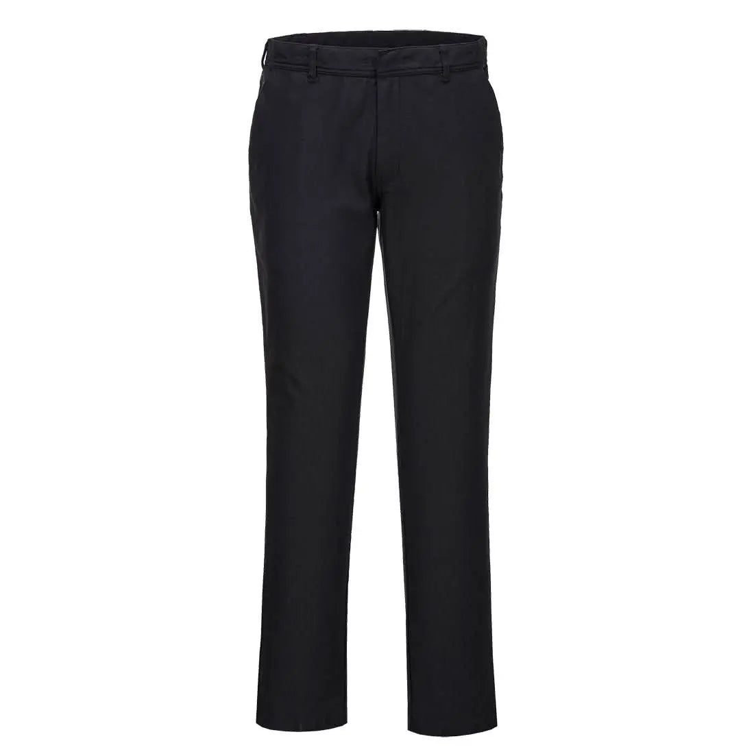 Portwest Wx2 Eco Stretch Slim Chino Trousers S232 - Black - Customisable Trousers