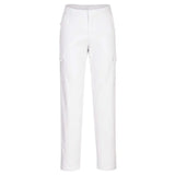 Portwest Wx2 Eco WomenS Stretch Cargo Trousers S233 - White - Customisable Trousers