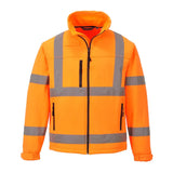 Portwest Hi Vis Classic Softshell 3L S424 - Orange - Customisable Hi-Vis Jackets