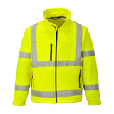 Portwest Hi Vis Classic Softshell 3L S424 - Yellow - Customisable Hi-Vis Jackets