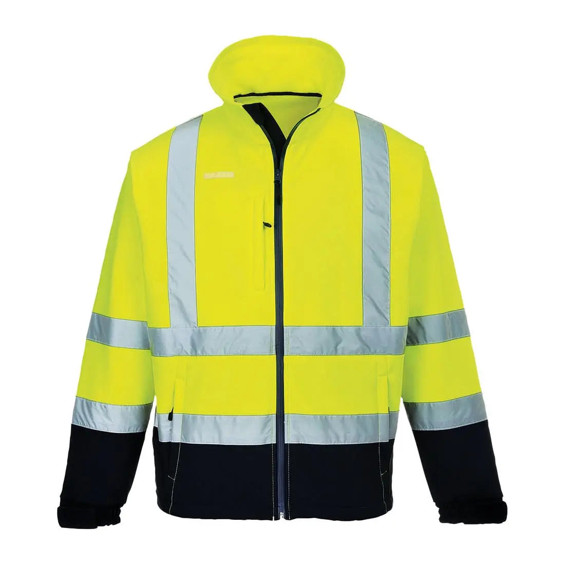 Portwest Hi Vis Contrast Softshell 3L S425 - Yellow Navy - Customisable Hi-Vis Jackets