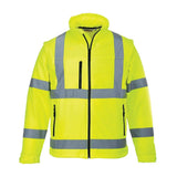 Portwest Hi Vis 2 In 1 Softshell 3L S428 - Yellow - Customisable Hi-Vis Jackets