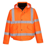 Portwest Hi Vis Winter Bomber Jacket S463 - Orange - Customisable Jacket