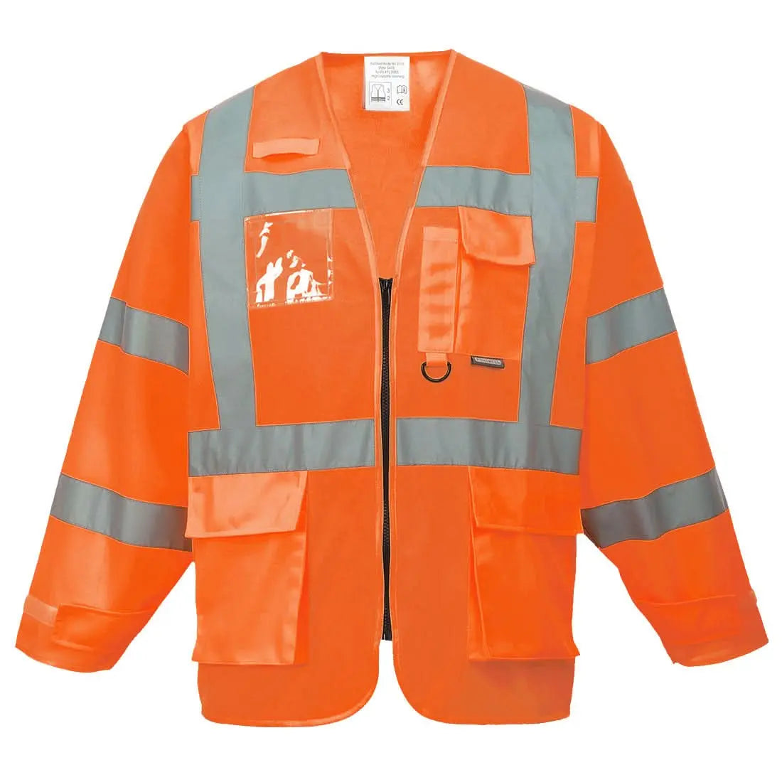 Portwest Hi Vis Executive Jacket S475 - Orange XXXL - Customisable Jacket