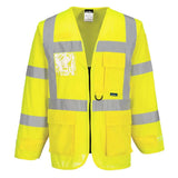 Portwest Hi Vis Executive Jacket S475 - Yellow - Customisable Jacket