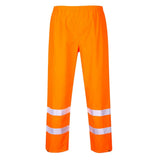 Portwest Hi Vis Rain Traffic Trousers S480 - Orange - Customisable Hi-Vis Trousers