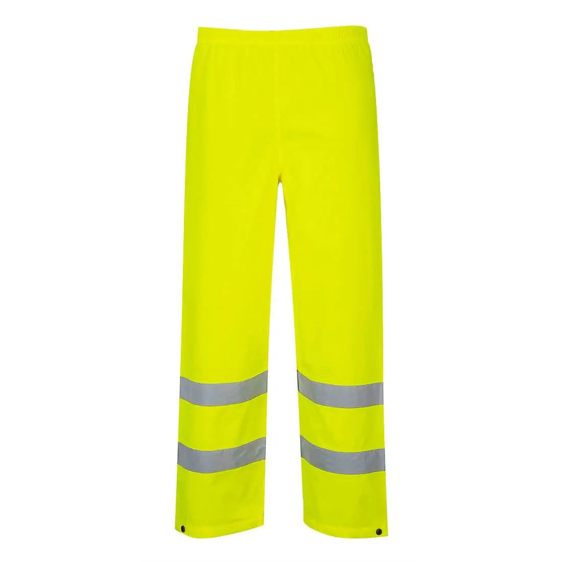 Portwest Hi Vis Rain Traffic Trousers S480 - Yellow - Customisable Hi-Vis Trousers
