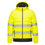 Portwest Hi Vis Ultrasonic Heated Tunnel Jacket S548 - Yellow Black - Customisable Jacket