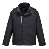 Portwest Radial 3 In 1 Jacket S553 - Black - Customisable Jacket