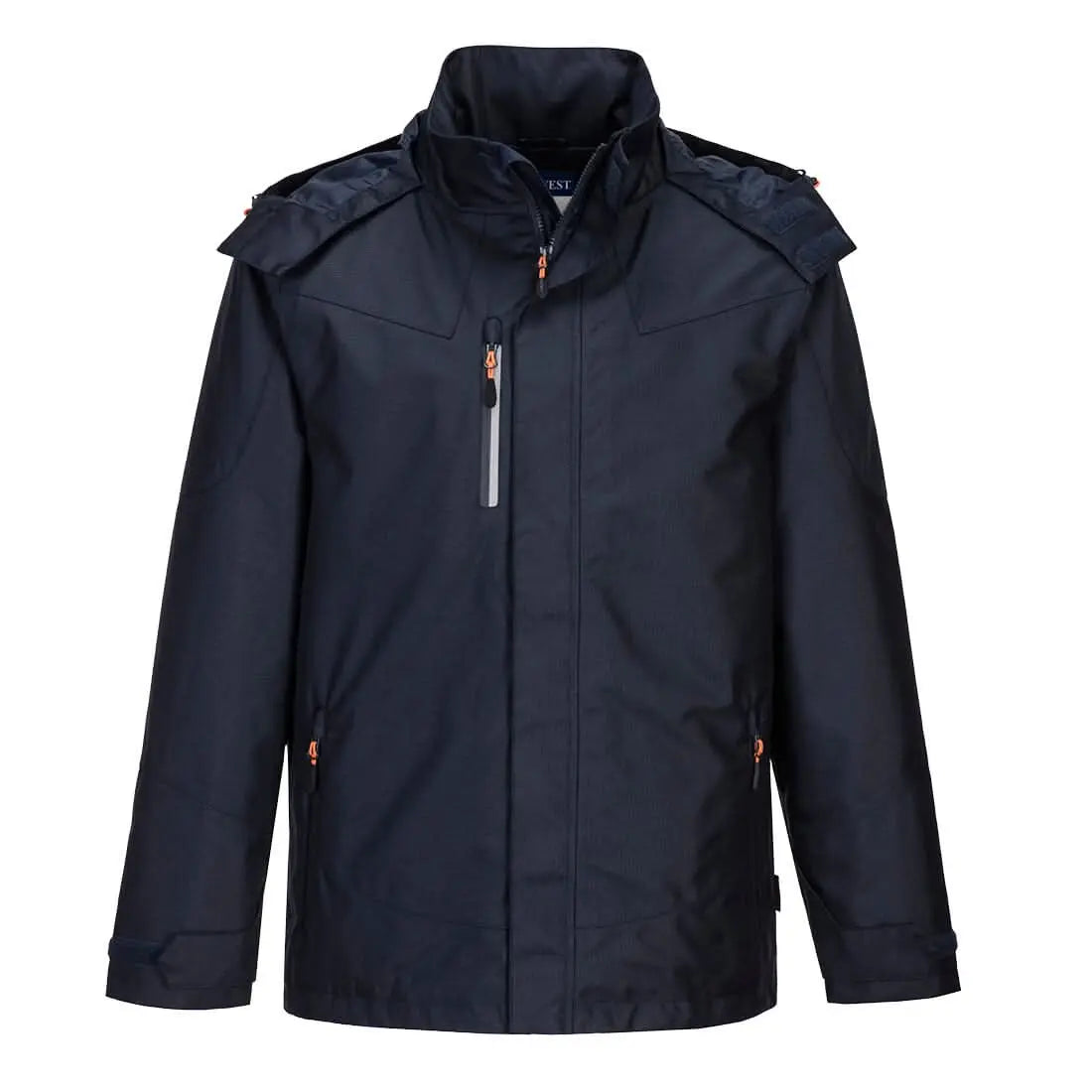 Portwest Outcoach Rain Jacket s555 - Dark Navy - Customisable Rain Jacket