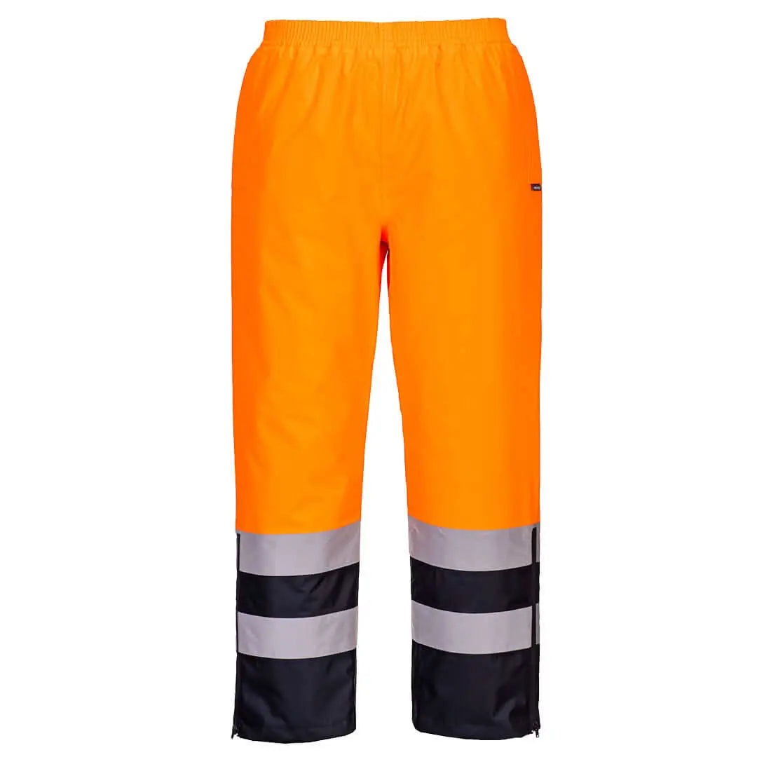 Portwest Hi Vis Winter Trousers S598 - Orange Navy - Customisable Hi-Vis Trousers