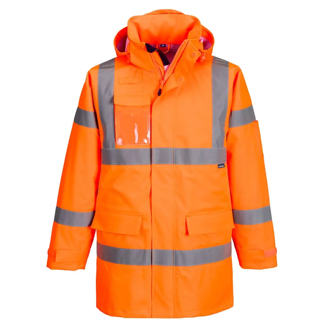 Portwest Hi Vis Extreme Rain Jacket 3L S599 - Orange - Customisable Jacket