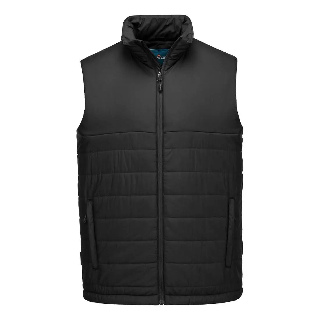 Portwest Professional Insulated Baffle Gilet S606 - Black - Customisable Bodywarmer