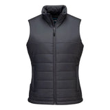 Portwest Professional Womens Insulated Baffle Gilet - Metal Grey - Customisable Bodywarmer